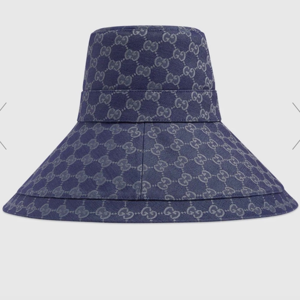 GG CANVAS WIDE BRIM HAT